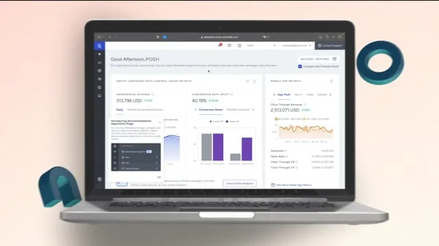 Analytics dashboard product demo video still
