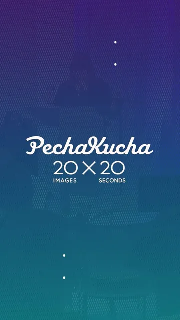 PechaKucha Night 20x20 event visual