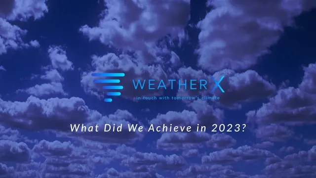 WeatherX 2023 recap video still
